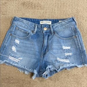 Bullhead Denim High-Rise Shorts